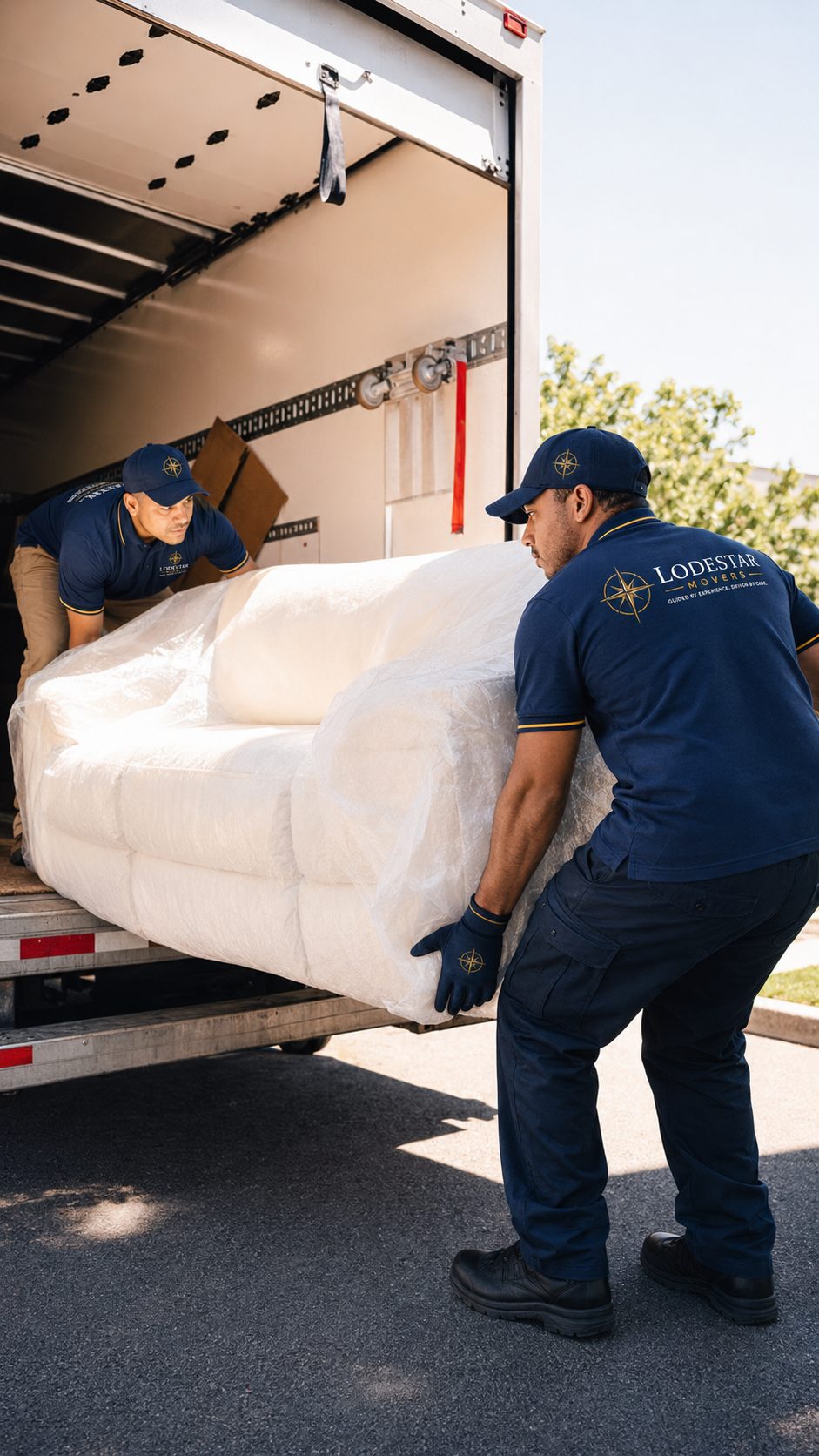 Lodestar Movers crew at work in Waterloo Region