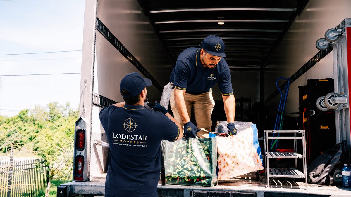 A Lodestar Movers crew loading a home in Waterloo Region