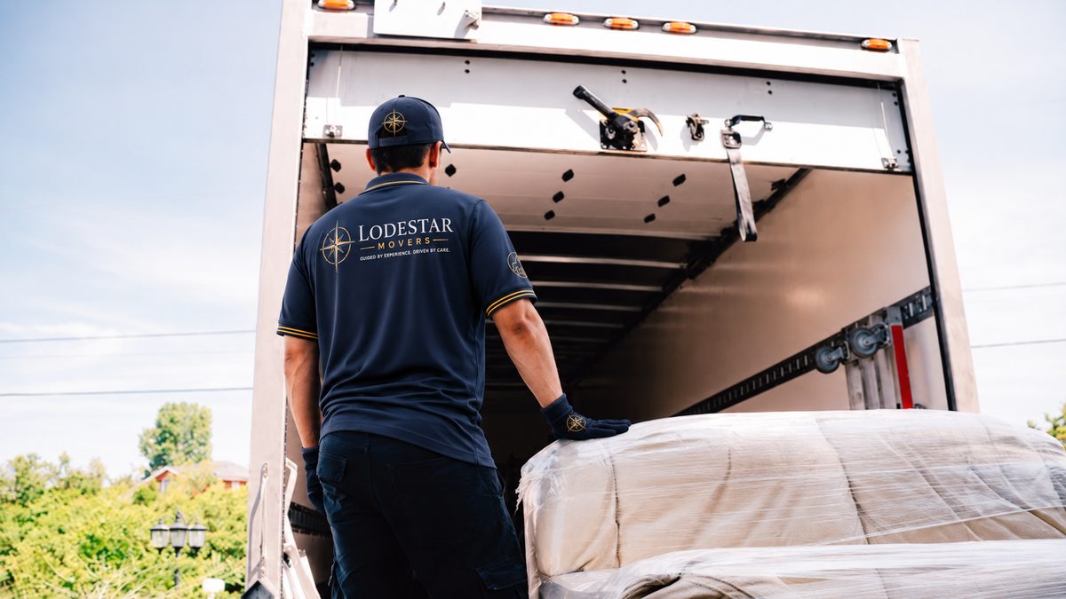 Lodestar Movers crew at work in Waterloo Region